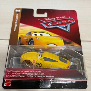 マテル カーズ フランシスベルトライン CRUZ RAMIREZ FRANCES クルーズ ラミレス　MATTEL CARS ミニカー デモ ダービー サンダーホロー