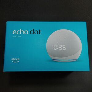 Amazon Echo Dot 第4世代 時計付き グレーシャーホワイト