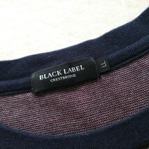 【美品 希少LL】ブラックレーベルクレストブリッジ Tシャツ 半袖 ロゴプリント CBチェック BLACKLABELCRESTBRIDGE トップス コットン_画像4