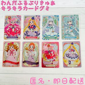 わんだふるぷりきゅあ★キラキラカードグミ★8枚セット