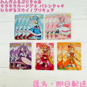 わんだふるぷりきゅあ★キラキラカードグミ★ひろがるスカイプリキュア★12枚セット