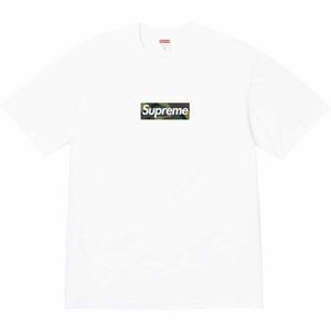 L 新品 23AW Supreme シュプリーム Box Logo Tee ボックスロゴTシャツ Whiteホワイト 白 国内正規 迷彩