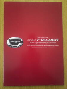  Toyota Corolla Fielder catalog 2001 year 12 month 