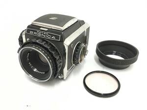 ★ ZENZA BRONICA S2 シルバー + NIKKOR-P 1:2.8 ｆ＝75mm ★ ゼンザブロニカ 中判カメラ