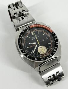 【不動】SEIKO セイコー 6139-6032 自動巻き 5 SPORTS SPEEDTIMER スピードタイマー メンズ 腕時計 ブラック文字盤 デイデイト ジャンク品