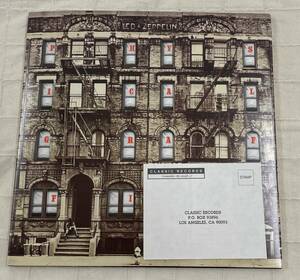  western-style music LP record Led Zeppelin Physical Graffiti Classic Records height sound quality record together shipping possible 