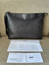 特注35万 Berluti Late Hour Scritto Swipe Soft Leather bag ベルルッティ レイトアワー ソフトレザー セカンドバッグ 22年春夏モデル_画像1