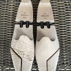 限定品 Berluti Scritto Pattern Shoe Tree ベルルッティ シューツリー スクリット刻印 特別仕様