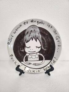 【模写】奈良美智 Yoshitomo Nara Ceramic 飾り皿 PLATE Diam. 20CM #16