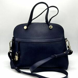 FURLA フルラ バッグ 2way ネイビー