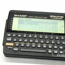 SHARP シャープ POCKET COMPUTER PC-G850_画像2