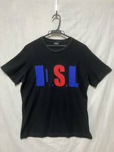 DIESEL Tシャツ Mサイズ メンズ レディース 古着 ブラック 黒 