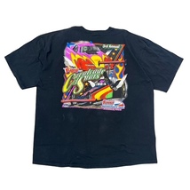 【XXXL】USA古着 00s アメリカン デザイン ドラッグレース プリント Tシャツ ブラック 3XL_画像4