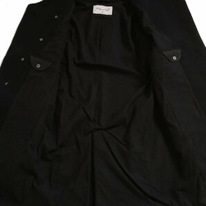 Hannibal ハンニバル / 22AW 美品 coat renke 108. / ウールカシミア / size 48 (BLACK) devoa incarntionの画像8