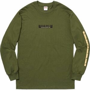 美品 Supreme 1994 LS Tee Olive オリーブ M 18AW ロンT 長袖Tシャツ 