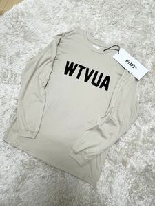 美品 WTAPS ダブルタップス 19AW WTVUA/TEE.LS 192ATDT-LT01S ロンT ロングスリーブTシャツ L 