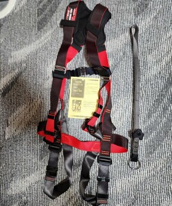  wistaria . electrician tsuyo long full Harness safety belt sending electro- LL size key lock 