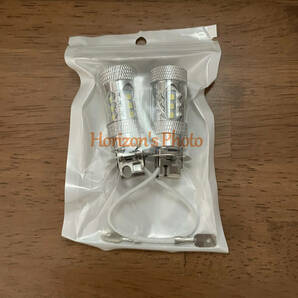 【2本セット】 H3 LED フォグ ランプ 12V 24V 3030 ホワイト バルブ 発光 白 爆光 高輝度 車 ライトの画像2