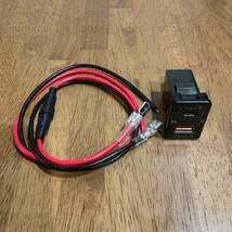 【トヨタA】Type C PD & USB ポート スイッチ ホール カバー 急速 充電 12V 24V QC ルーミー ランクル プリウス アルファード ヴォクシー_画像3