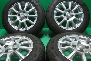 L1101-23 送料無料 155/80R14 88/86N サマータイヤ 夏 4本セット YOKOHAMA BluEarth-Van RY55 7分山 プロボックス サクシード