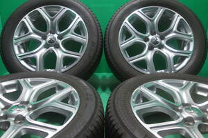 L1165-20 送料無料 225/55R18 オールシーズン 4本セット YOKOHAMA BluEarth-4S 7分山 三菱純正 デリカD:5 エクリプスクロス アウトランダー