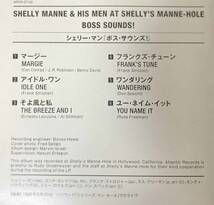 Shelly Manne & His Men / Boss Sounds ! 中古CD　国内盤　帯付き　24bitデジタルリマスタリング　完全限定盤　日本初CD化_画像5