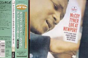 McCoy Tyner / Live at The Newport 中古CD　国内盤　帯付き W紙ジャケ　20bitK2デジタルリマスタリング　世界初CD化