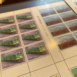 日本郵便 切手 4000円分 電気機関車シリーズ ED40形 EF53形 10000形 EF58形 ED70形 EH10形 EF55形 ED61形 62円切手の画像7