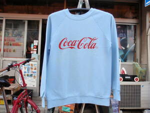 ビンテージ　US製　VARAI社　「コカ・コーラ」プリントのスウェットシャツ