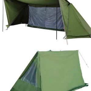 Soomloom ミリタリーテント Military tent X-large TC素材＋ミリタリーテント専用連結フロントフラップ