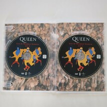 ネコポス送料無料　★QUEEN LIVE AT WEMBLEY STADIUM 25TH ANNIVERSARY EDITION★　２枚組　Made in the EU　中古DVD_画像2