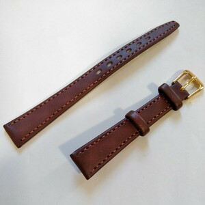  cat pohs free shipping * wristwatch for exchange belt simple plain stitch * synthetic leather color : Brown ( Gold buckle ) size : width 14.