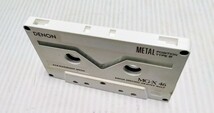 当時物　メタルカセットテープ　DENON　MG-X 46　メタルテープ　カセットテープ　使用済み　中古_画像7