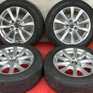 MAZDA アテンザ GJ 系 純正 5スポーク ホイール17インチ×7.5J 114.3 5穴 +50 BRIDGESTONE REGNO GR-X2 225/55R17ラジアル4本。