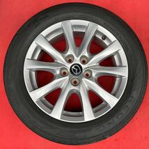 MAZDA アテンザ GJ 系 純正 5スポーク ホイール17インチ×7.5J 114.3 5穴 +50 BRIDGESTONE REGNO GR-X2 225/55R17ラジアル4本。_画像3