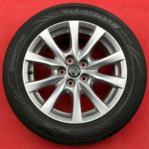 MAZDA アテンザ GJ 系 純正 5スポーク ホイール17インチ×7.5J 114.3 5穴 +50 BRIDGESTONE REGNO GR-X2 225/55R17ラジアル4本。_画像2