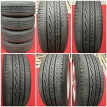 60%溝有。TOYOTA トヨタ50系エスティマ純正17インチ×7J＋50 PCD114.3/5穴 BRIDGESTONE REGNO GRV-2 215/60R17ラジアル4本。_画像6