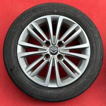 CITROENシトロエン C4 純正 16インチ×7J PCD108 4穴 +29 ハブ65 BRIDGESTONE REGNO GR-X1 205/55R16ラジアルタイヤ付き4本セット。_画像5