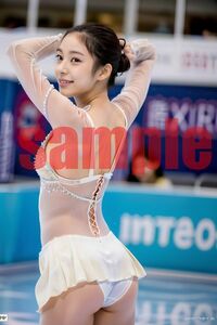 フィギュアスケート アイススケート ラミネート加工A4サイズ 匿名配送 美人ポスター 高品質 skating b010