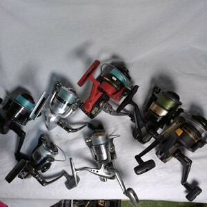 釣具 リール DAIWA オリンピックCROWD SPIN MACHSPIN 釣り 7個セットその他　訳あり　