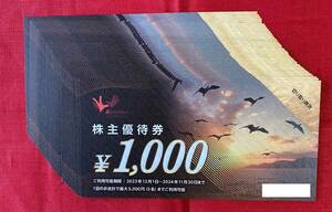 【AC】コシダカ　株主優待券　カラオケ　まねきねこ　40,000円分（1,000円券×40枚）有効期限：2024/11/30　速達対応可能