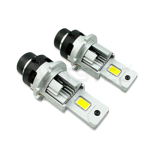 D4S 純正 HID 交換 LED ヘッドライト バルブ 2個 20000lm 6500K ホワイト 配線レス HID 変換 LED化 車検対応 70系 ヴォクシー ZRR7# /12-33の画像3