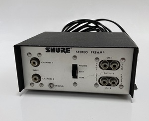 SHURE シュアー M64 フォノイコライザー プリアンプ V15