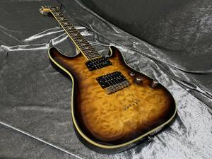 ★送料無料 極上キルトトップ！ Schecter OMEN 6 Extreme 2ハムバッカー コイルタップ付きの万能モデル！ 即決特価