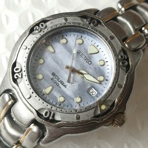 稼働品■ SEIKO SCUBA 7N35-6030 ダイバーウォッチ 330