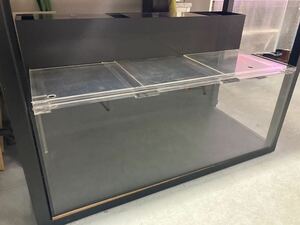  acrylic fiber aquarium large 1500 750 600 large .. box attaching upper part .. Hyogo prefecture Kobe city 