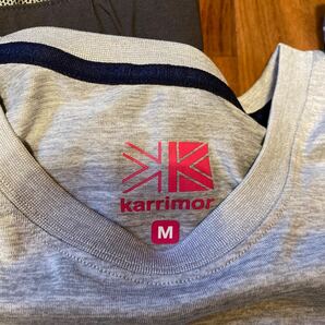 登山ウェア4点セット Tシャツ、ズボン、スパッツ2点 カリマー Marmot 女性S-Mサイズ ボタン欠損ありの画像3