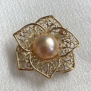 mabe pearl brooch pendant top 