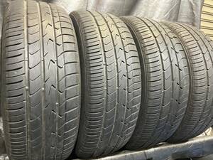 極上品 トーヨー 225/55R18 TRANPATH MPZ 4本セット 中古タイヤ バリ溝 225/55-18 エルグランド アウトランダー デリカD5