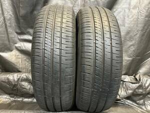 バリ溝 ダンロップ 195/65R15 エナセーブ EC204 2本セット 中古タイヤ 195/65-15 プリウス カローラ ノア ヴォクシー エスクァイア